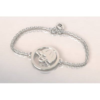 Bracelet créateur en argent pour femme - Bombe et cravache - Lyn&Or Bijoux