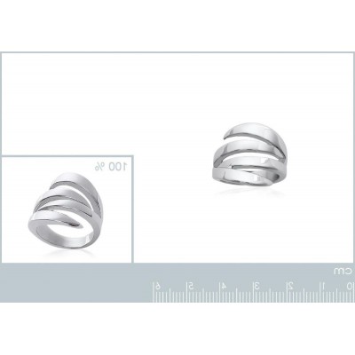 Bague acier pour femme pas cher, bijoux tendance - Lyn&Or Bijoux