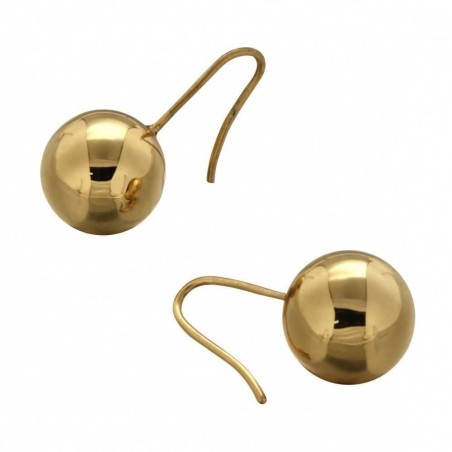 boucles d'oreilles Perle finition dorée LZ pour femme - Unik - Lyn&Or Bijoux