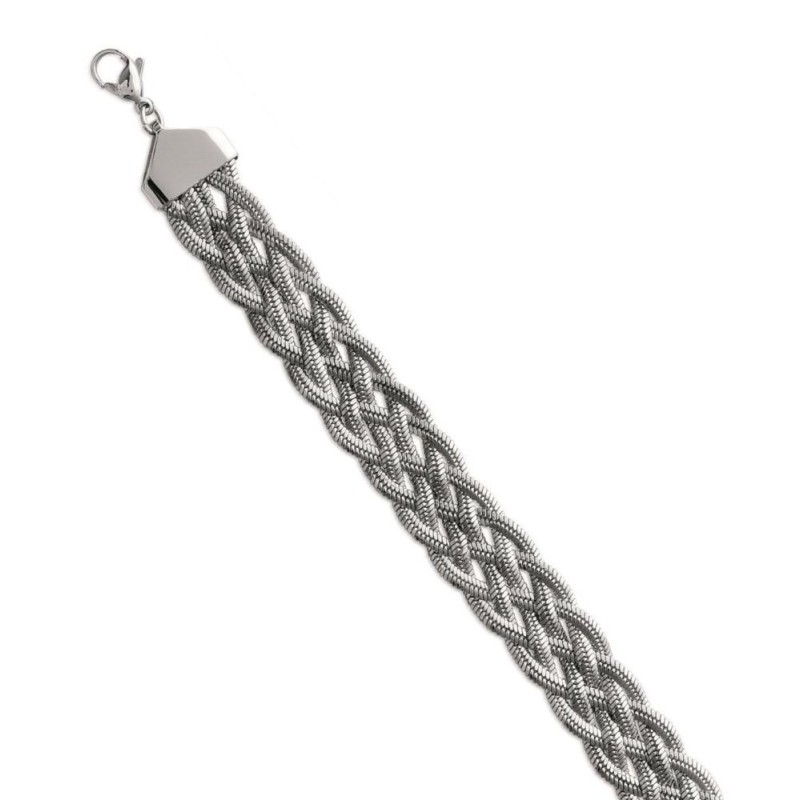 Bracelet avec câbles en acier pour femme - Louvana - Lyn&Or Bijoux