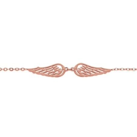 Bracelet en acier rose pour femme - Sylvia - Lyn&Or Bijoux