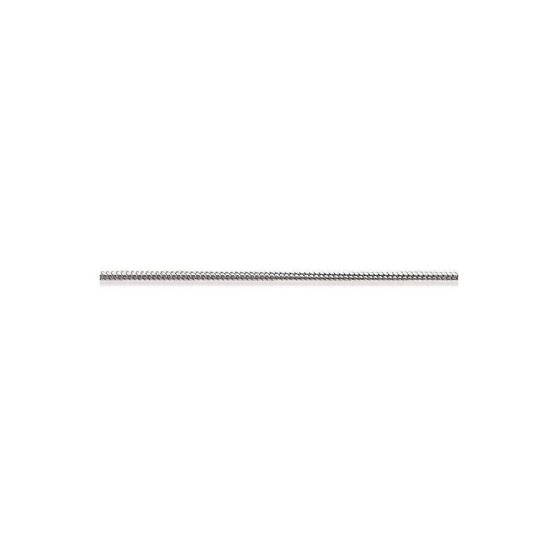 Chaîne femme en argent - Maille serpentine 1mm - Lyn&Or Bijoux