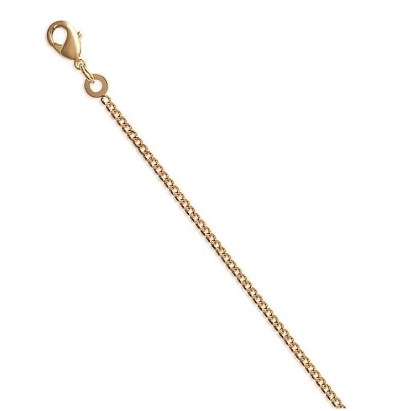 Chaîne en plaqué or 1, 8 mm pour femme, homme, enfant Chaîne en plaqué or 1, 8 mm pour femme, homme, enfant
