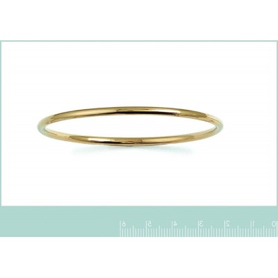 Bracelet jonc en plaqué or jaune pour femme, Esmeralda 1 - Lyn&Or Bijoux
