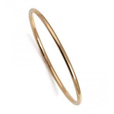 Bracelet jonc en plaqué or Fil 3 mm pour femme - Esmeralda - Lyn&Or Bijoux