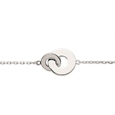 Bracelet en argent rhodié pour femme - Adeva - Lyn&Or Bijoux