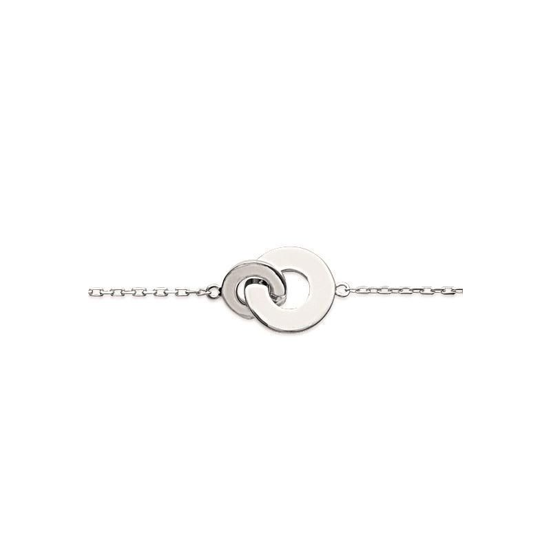 Bracelet en argent rhodié pour femme - Adeva - Lyn&Or Bijoux