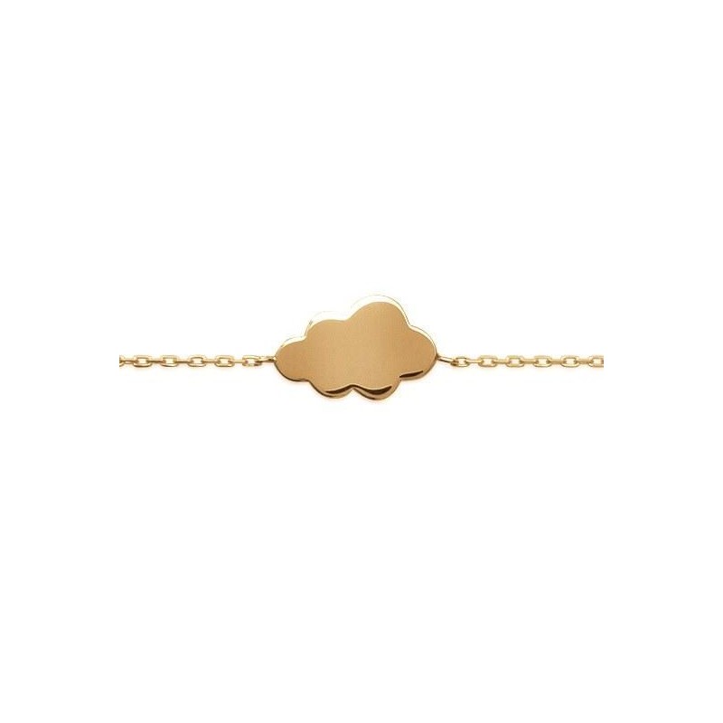 Bracelet nuage en plaqué or pour femme - Kolia - Lyn&Or Bijoux