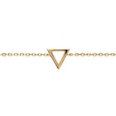 Bracelet triangle en plaqué or pour femme - Maureen - Lyn&Or Bijoux