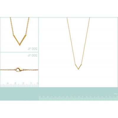 Collier pour femme en plaqué or 18k, Samia - Lyn&Or Bijoux