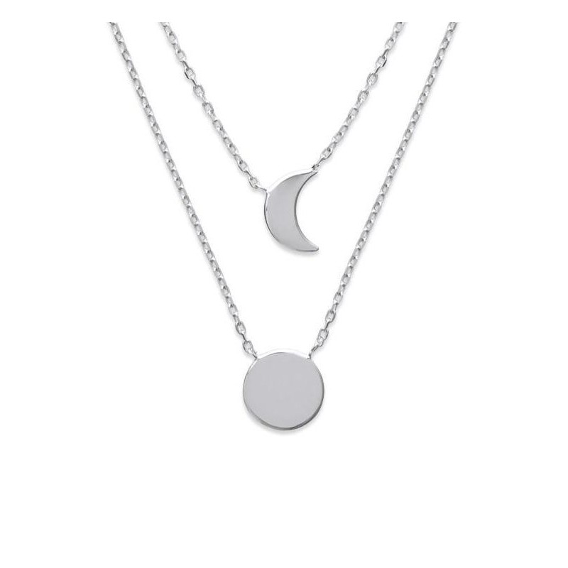 collier argent femme lune collier argent femme lune