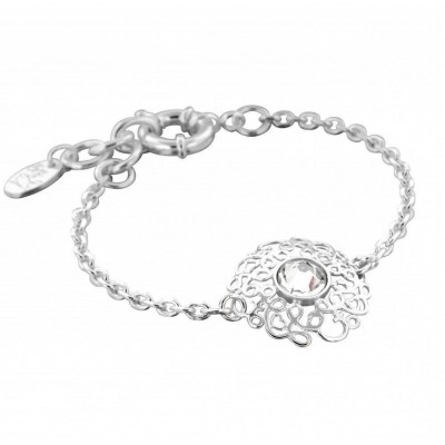 Bracelet en argent et Swarovski pour femme - Rosace - Lyn&Or Bijoux