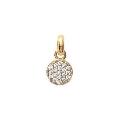 Pendentif en plaqué or et oxyde zirconium pour femme - Lara - Lyn&Or Bijoux