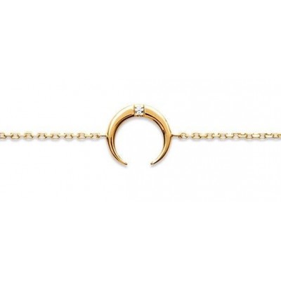 Bracelet en plaqué or et zircon pour femme - Léna - Lyn&Or Bijoux