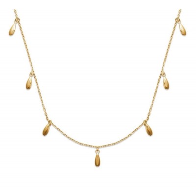 Collier ras - de - cou en plaqué or pour femme - Souffle - Lyn&Or Bijoux