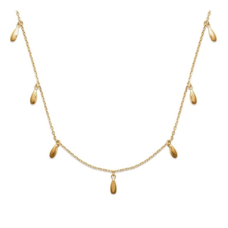 Collier ras - de - cou en plaqué or pour femme - Souffle - Lyn&Or Bijoux