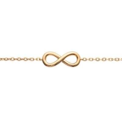 Bracelet Infini en plaqué or pour femme - Morgane - Lyn&Or Bijoux
