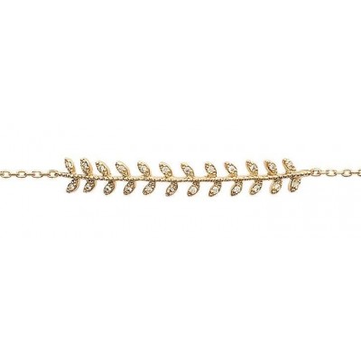 Bracelet pour femme en plaqué or et zircon - Nana - Lyn&Or Bijoux