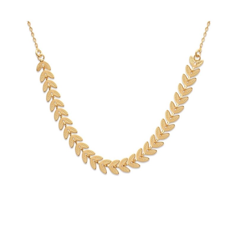 collier ras de cou or feuille collier ras de cou or feuille