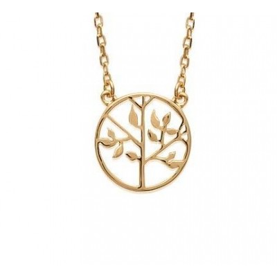 Collier arbre de vie en plaqué or pour femme - Synopsis - Lyn&Or Bijoux
