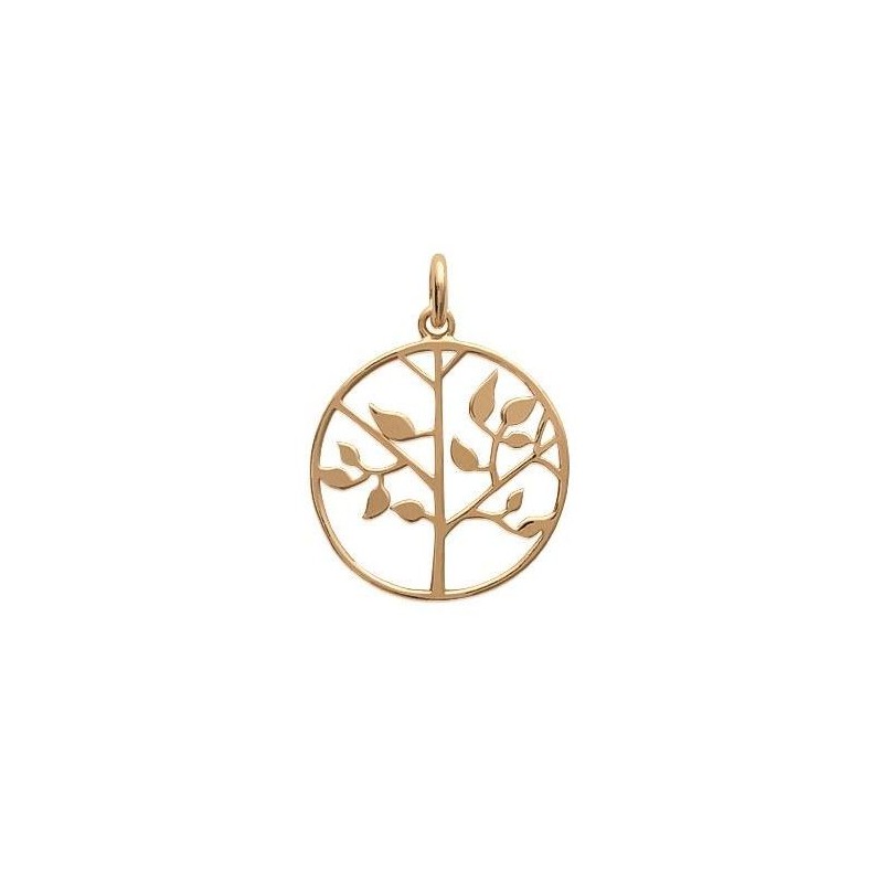 Pendentif arbre de vie en plaqué or pour femme - Synopsis - Lyn&Or Bijoux