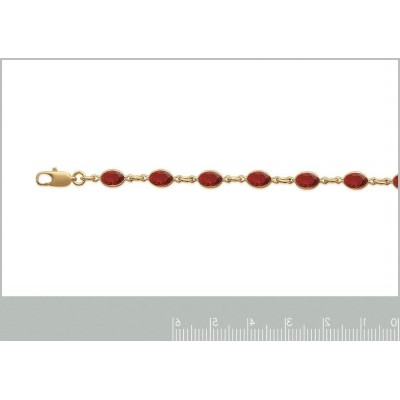 Bracelet pierre Swarovski en plaqué or pour femme - Bijoux femme - Lyn&Or Bijoux