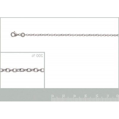 chaîne argent 40 cm, 42 cm, 45cm, 50 cm, 60 cm, 70 cm - Lyn&Or Bijoux