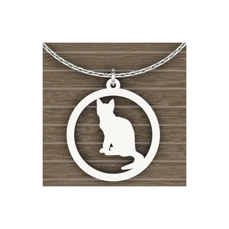 Bracelet femme en argent, Chat rêveur par CabaneTchanque - Lyn&Or Bijoux