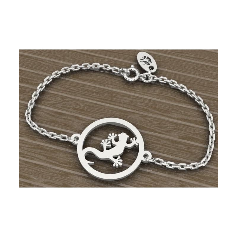 Bracelet femme en argent, Margouillat, par CabaneTchanque - Lyn&Or Bijoux