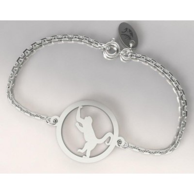 Bracelet pour femme en argent 925 - Singe - Lyn&Or Bijoux