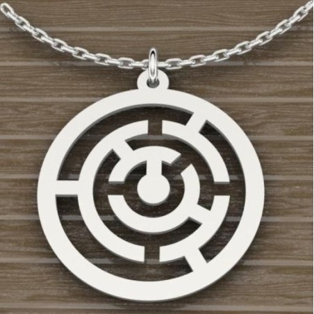 Collier et pendentif argent pour Femme - Labyrinthe - Lyn&Or Bijoux Collier et pendentif argent pour Femme - Labyrinthe - Lyn&Or Bijoux
