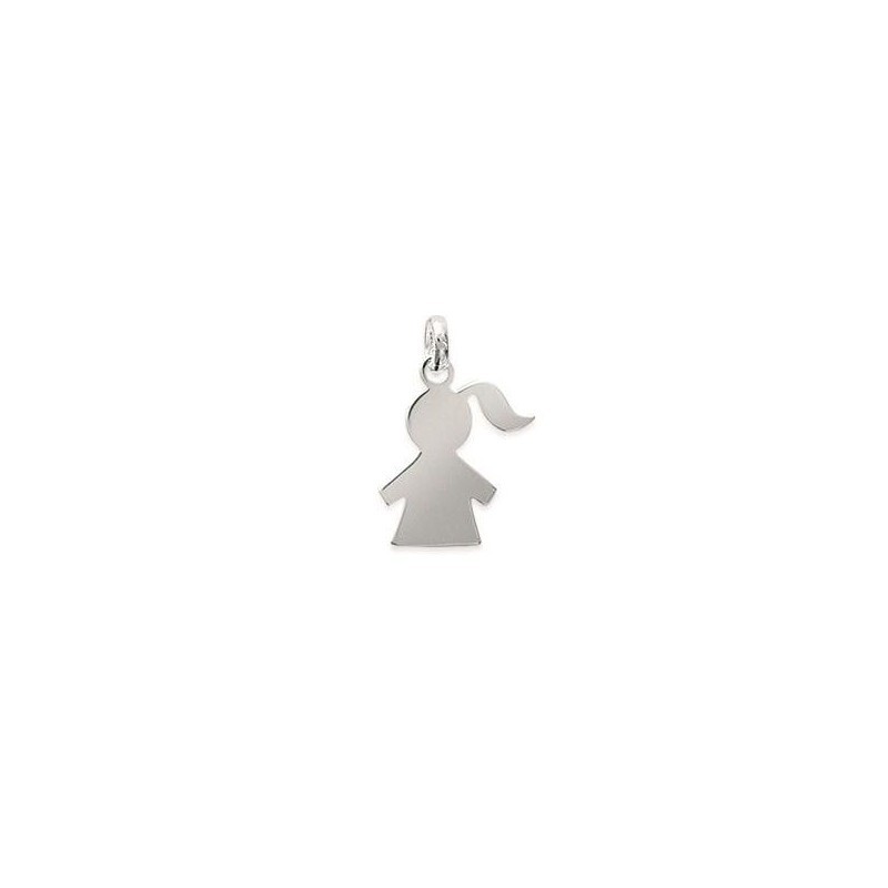Pendentif pour enfant en argent - Fillette - Lyn&Or Bijoux