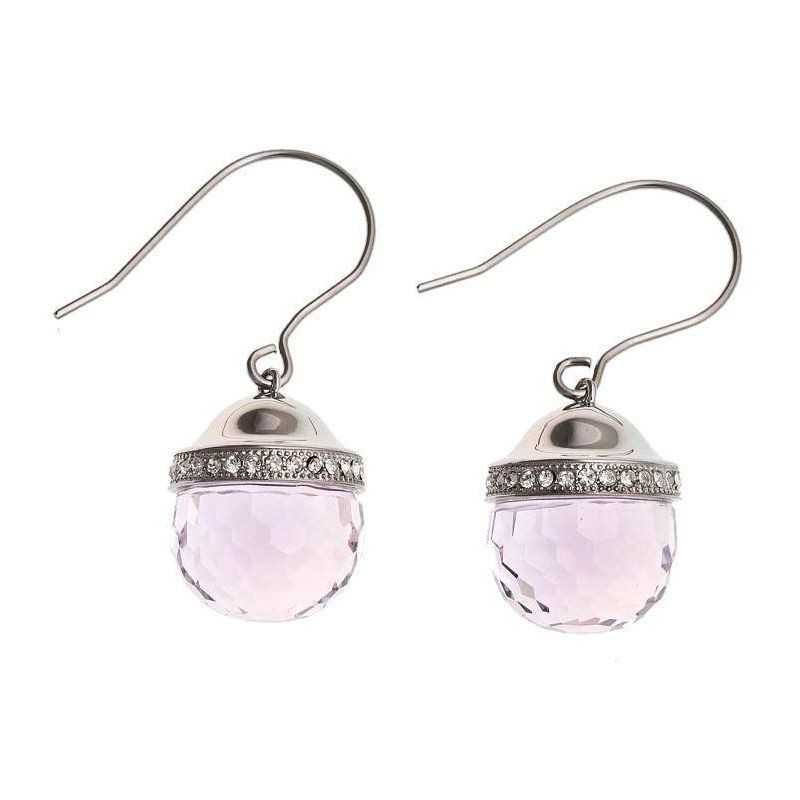 boucle d'oreille acier rose pour femme boucle d'oreille acier rose pour femme