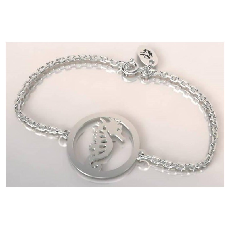 Bracelet de créateur en argent pour femme - Hippocampe - Lyn&Or Bijoux