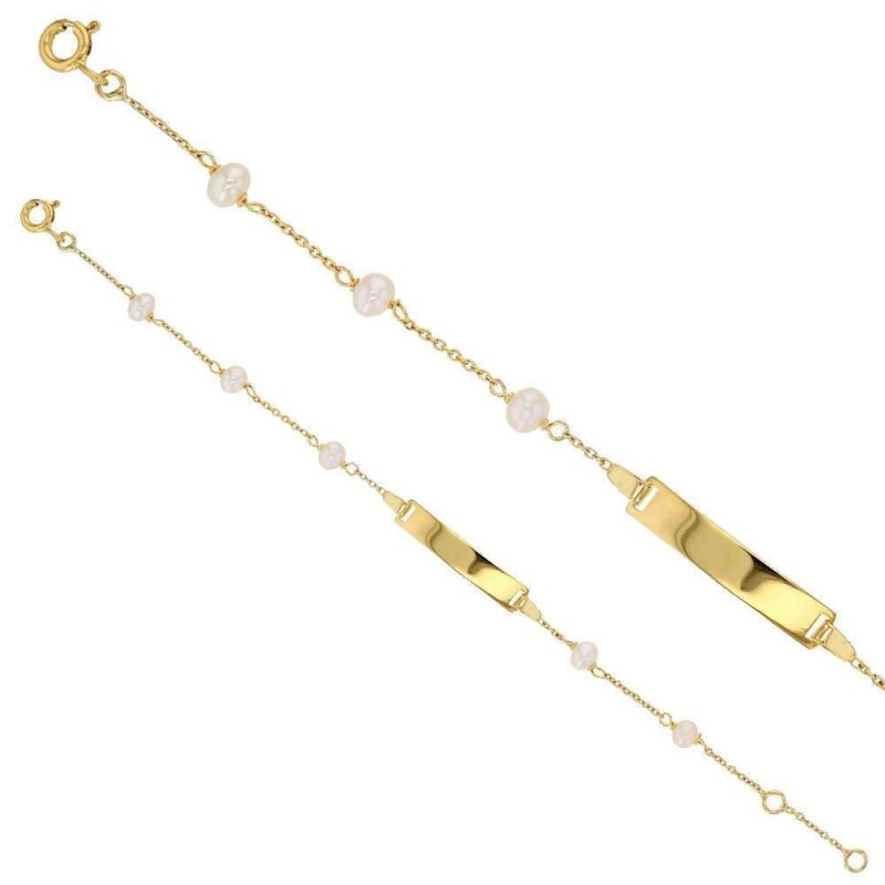 Bracelet gourmette bébé en or 18 carats pour femme - Léa - Lyn&Or Bijoux