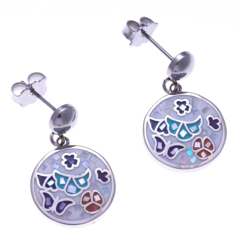Boucles d'oreilles nacre femme: Bijou créateur Odena! Boucles d'oreilles nacre femme: Bijou créateur Odena!