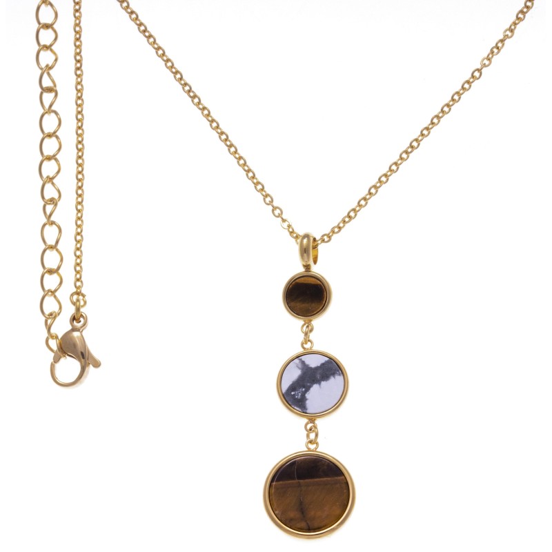 Collier & pendentif femme avec pierres naturelles Collier & pendentif femme avec pierres naturelles