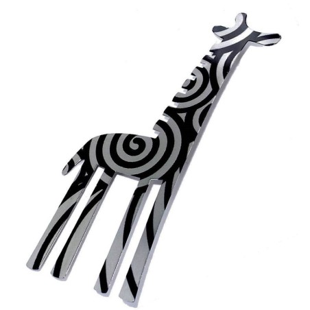 Broche pour femme en métal bicolore - Girafe - Lyn&Or Bijoux