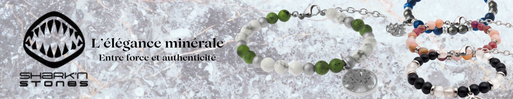 Bijoux Shark'n Stones en pierres naturelles