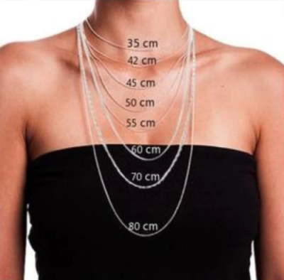 choisir la longueur de son collier pour femme