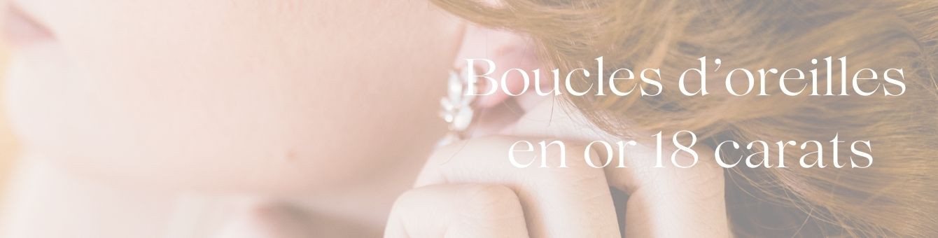 boucles d'oreilles luxe en or pour femme