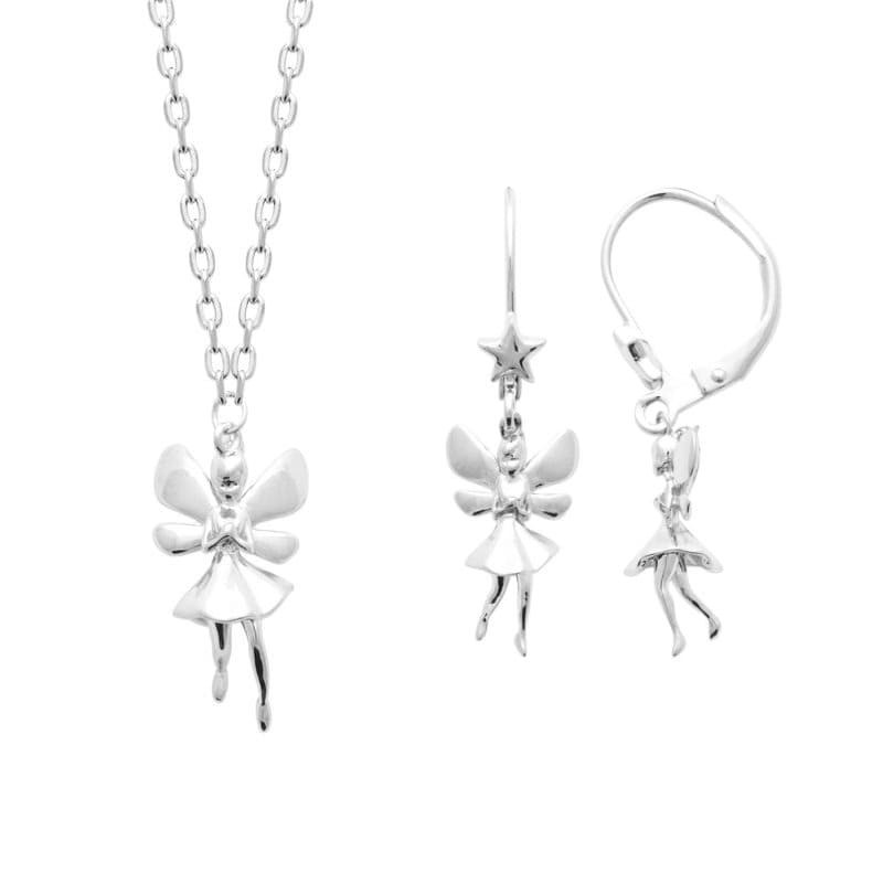bijoux fée argentée pour fille