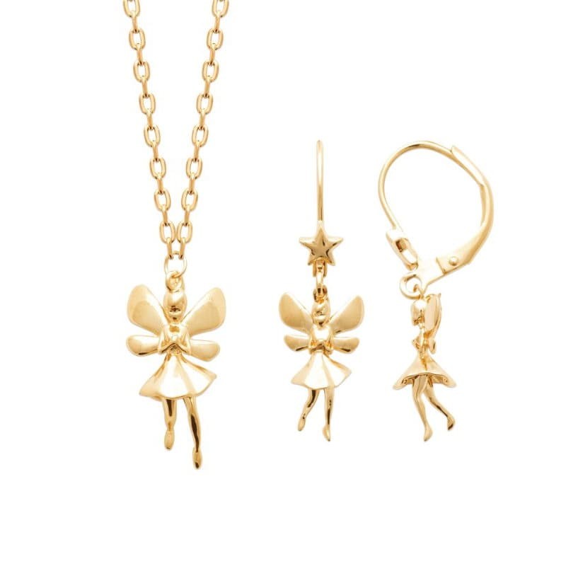 bijoux fée dorée pour petite fille