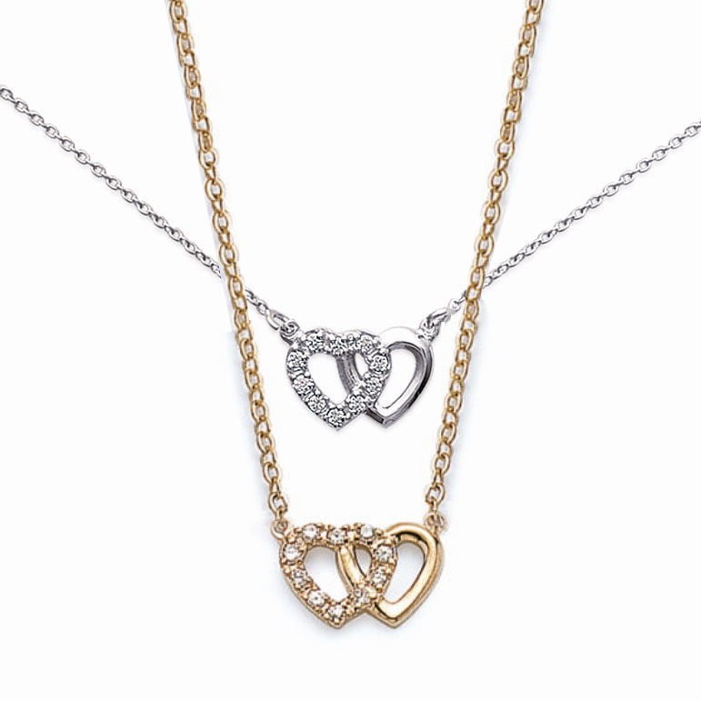 collier 2 coeurs